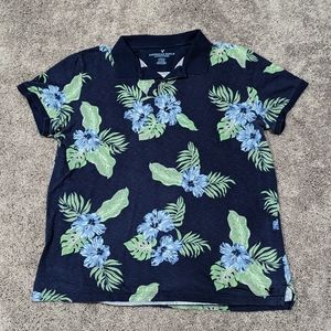 AE Floral Polo Shirt